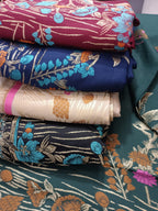Premium Doria viscos Jacquard 3Pc Luxury Code available in 2 Designs