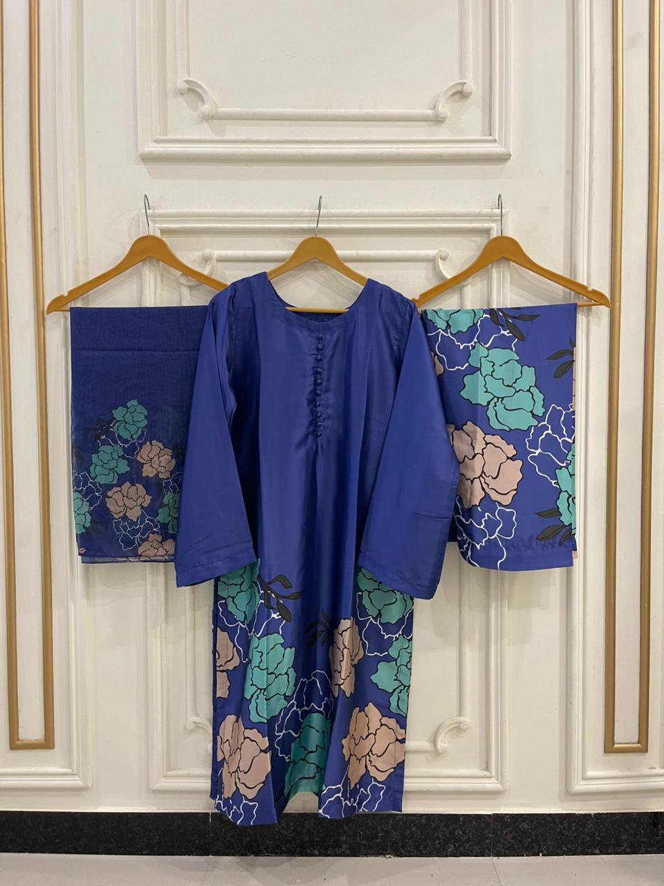 Shamoz Silk Stitched 3Pc Available in medium large xl