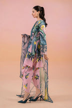 Maria B M Prints l Printed Lawn Pink Suit | MPS-2503-B