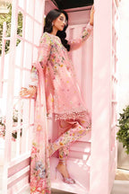 Maria B l 3 Piece Unstitched Embroidered Lawn Suit | MPT-2603-B