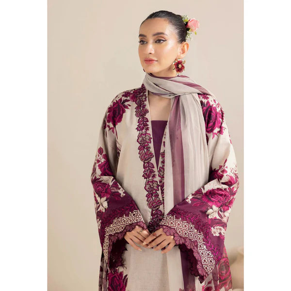 Adan Libas Printer  Marginda Purple Lawn Suite