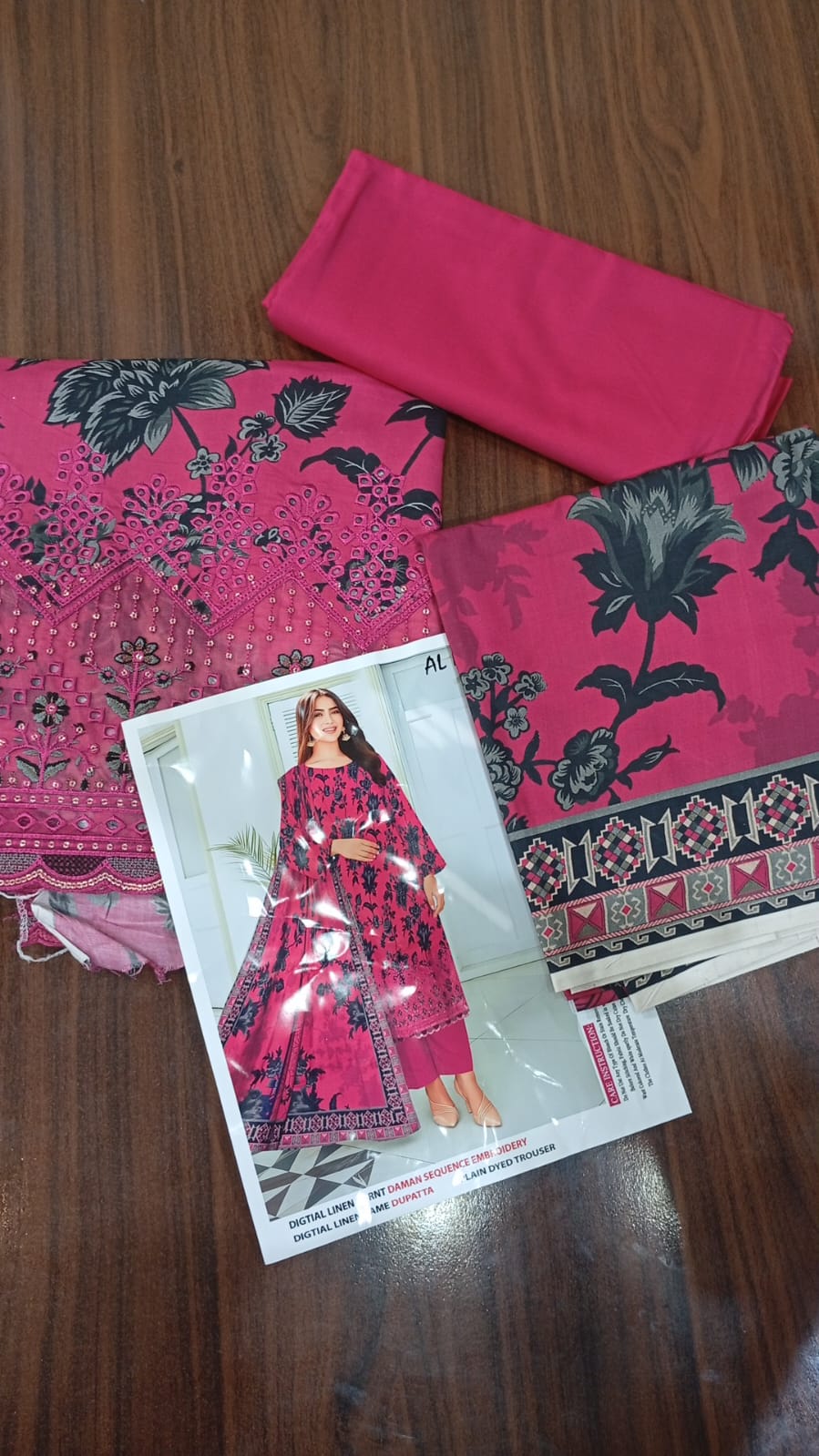 Chickenkari linen 3pc