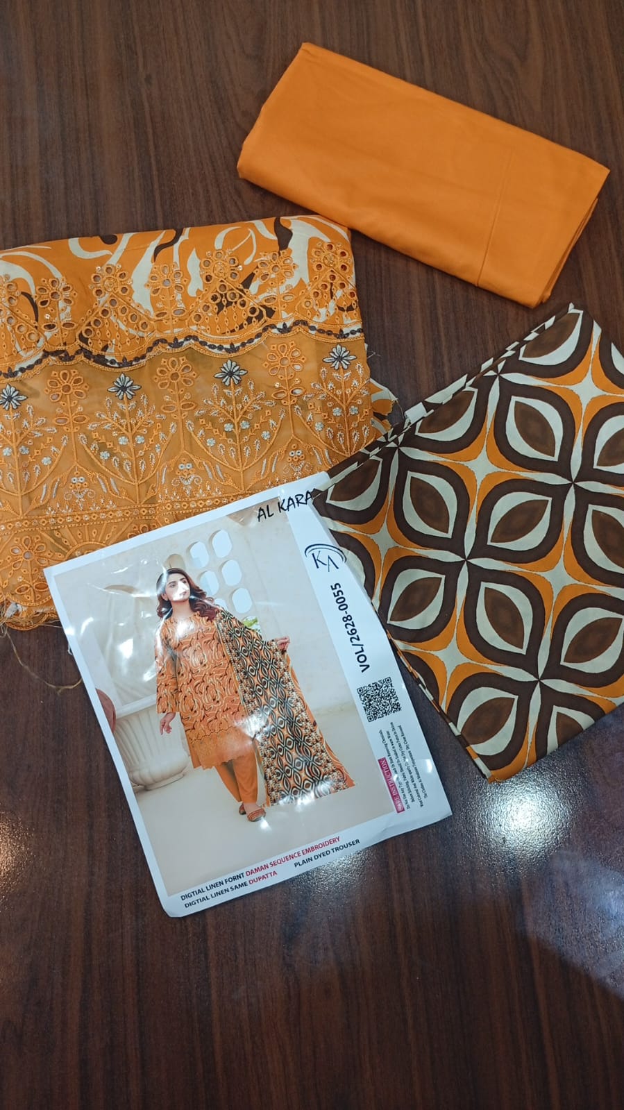 Chickenkari linen 3pc