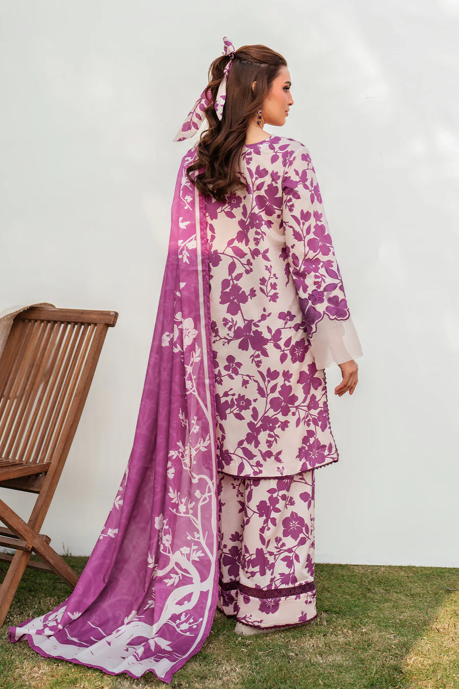 Iznik Lawn 3piece Unstitched Digital Printed Dress l UE-376