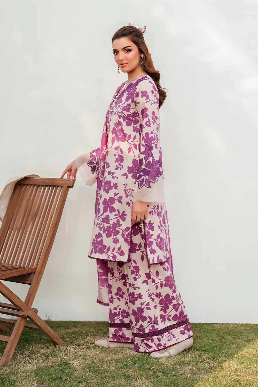Iznik Lawn 3piece Unstitched Digital Printed Dress l UE-376