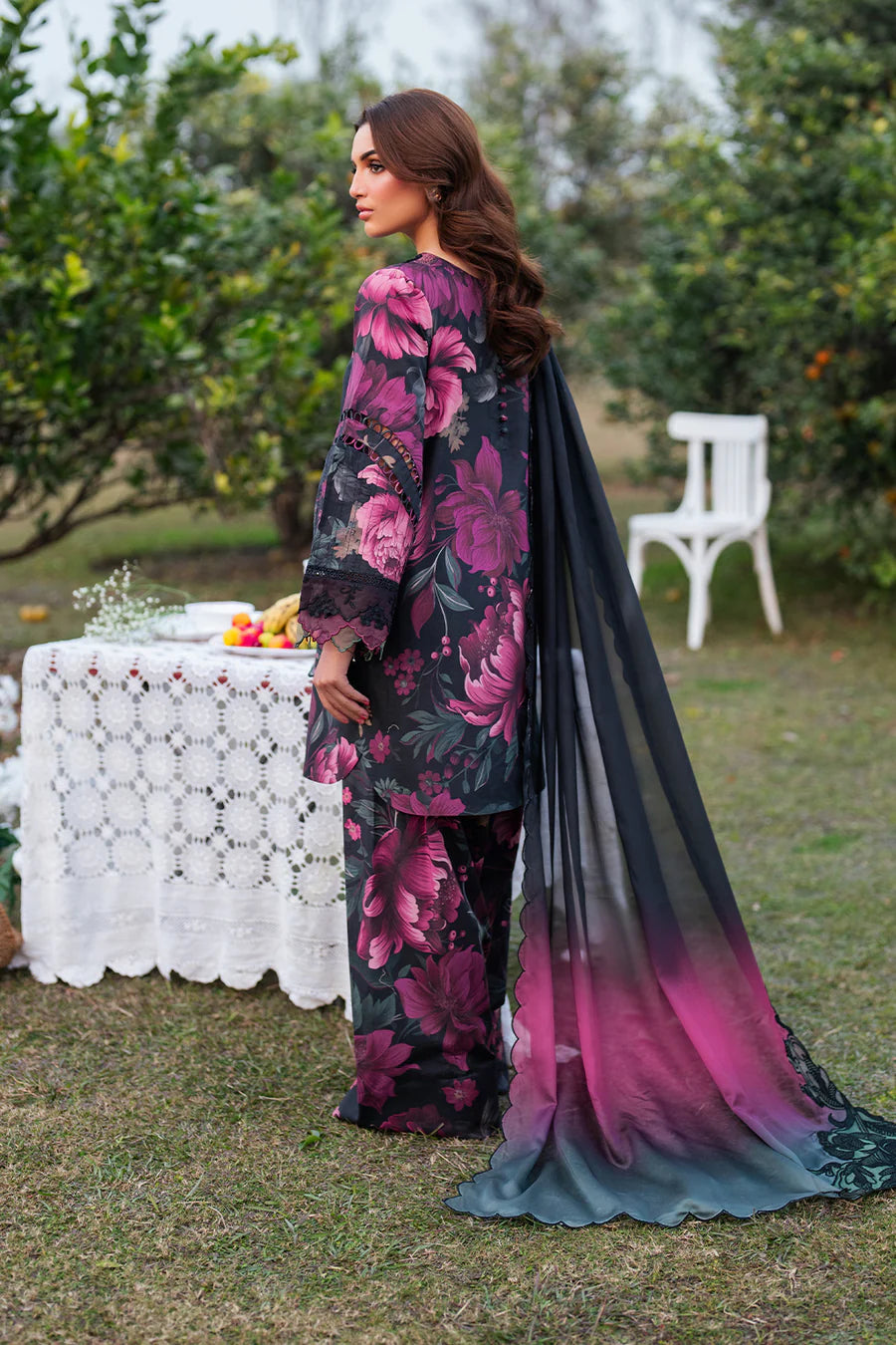 Iznik Lawn 3piece Unstitched Digital Printed Dress l UE-399