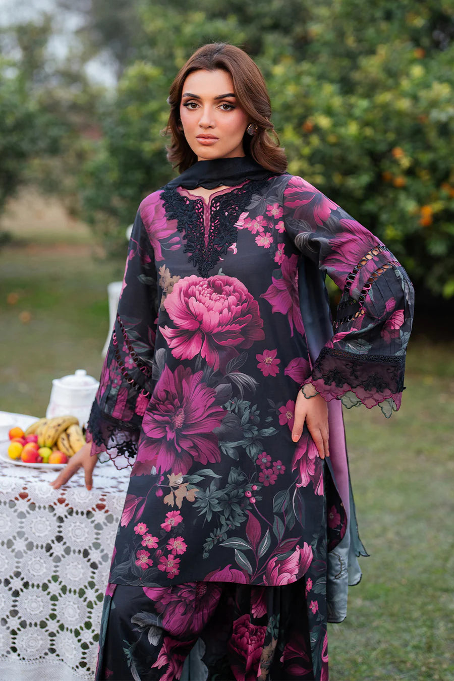 Iznik Lawn 3piece Unstitched Digital Printed Dress l UE-399