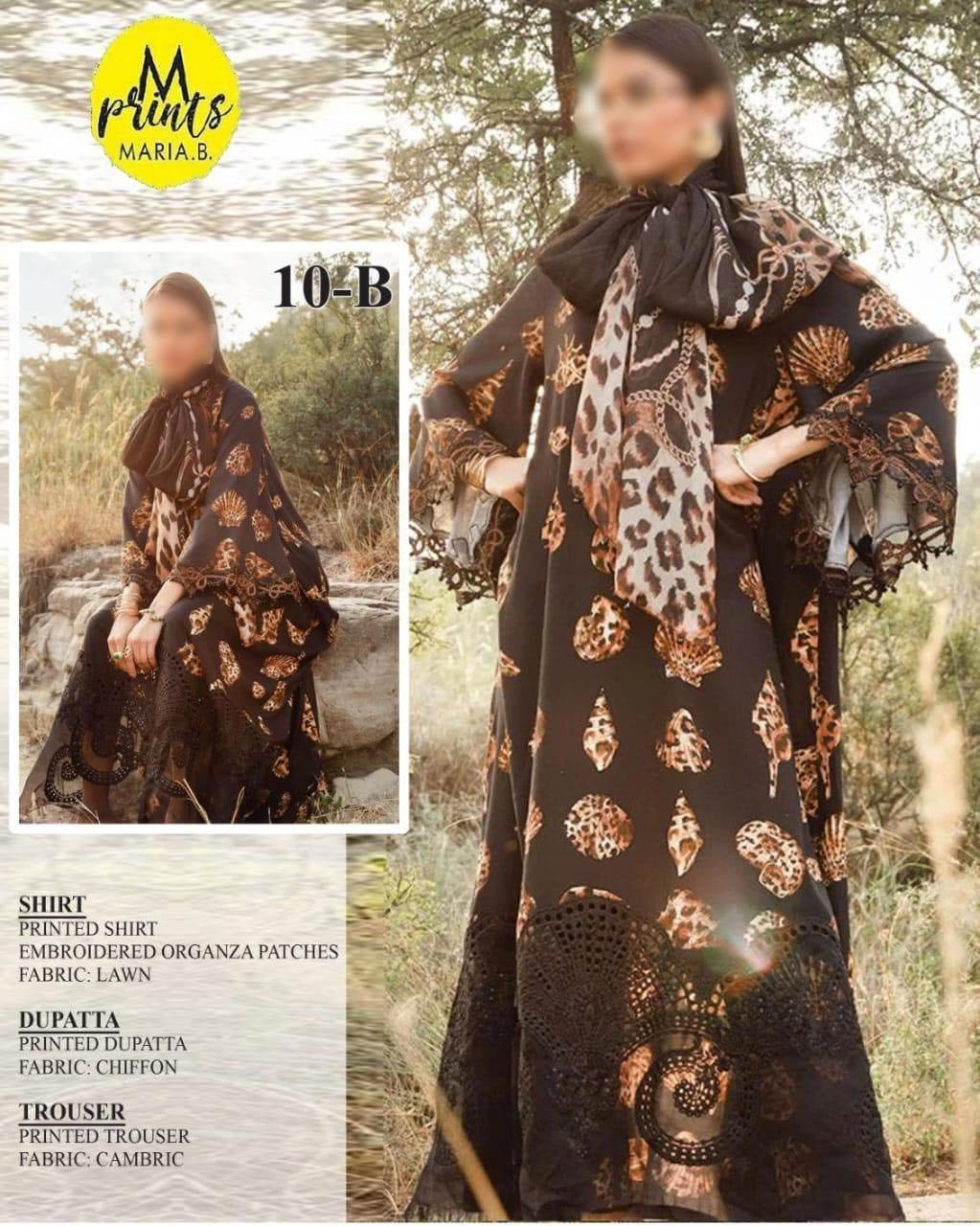 MARIA B LATEST PRINTED LAWN
