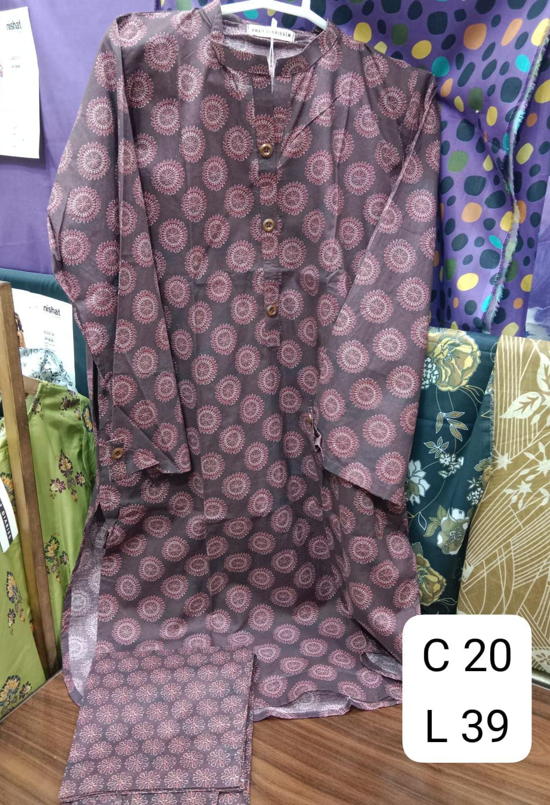 Stitched Lawn Ready to Wear Dress l Lawn cordset by pret dairies