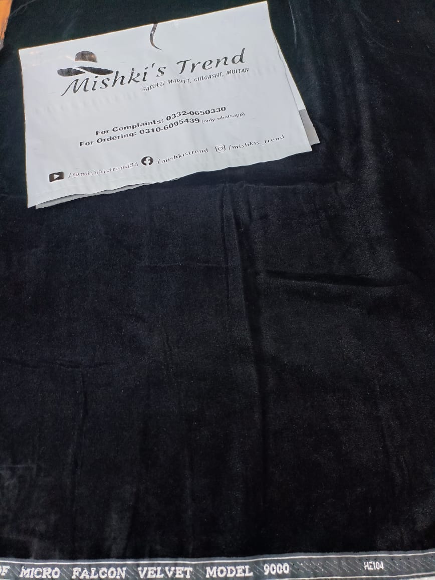 9000 micro velvet 2pc black