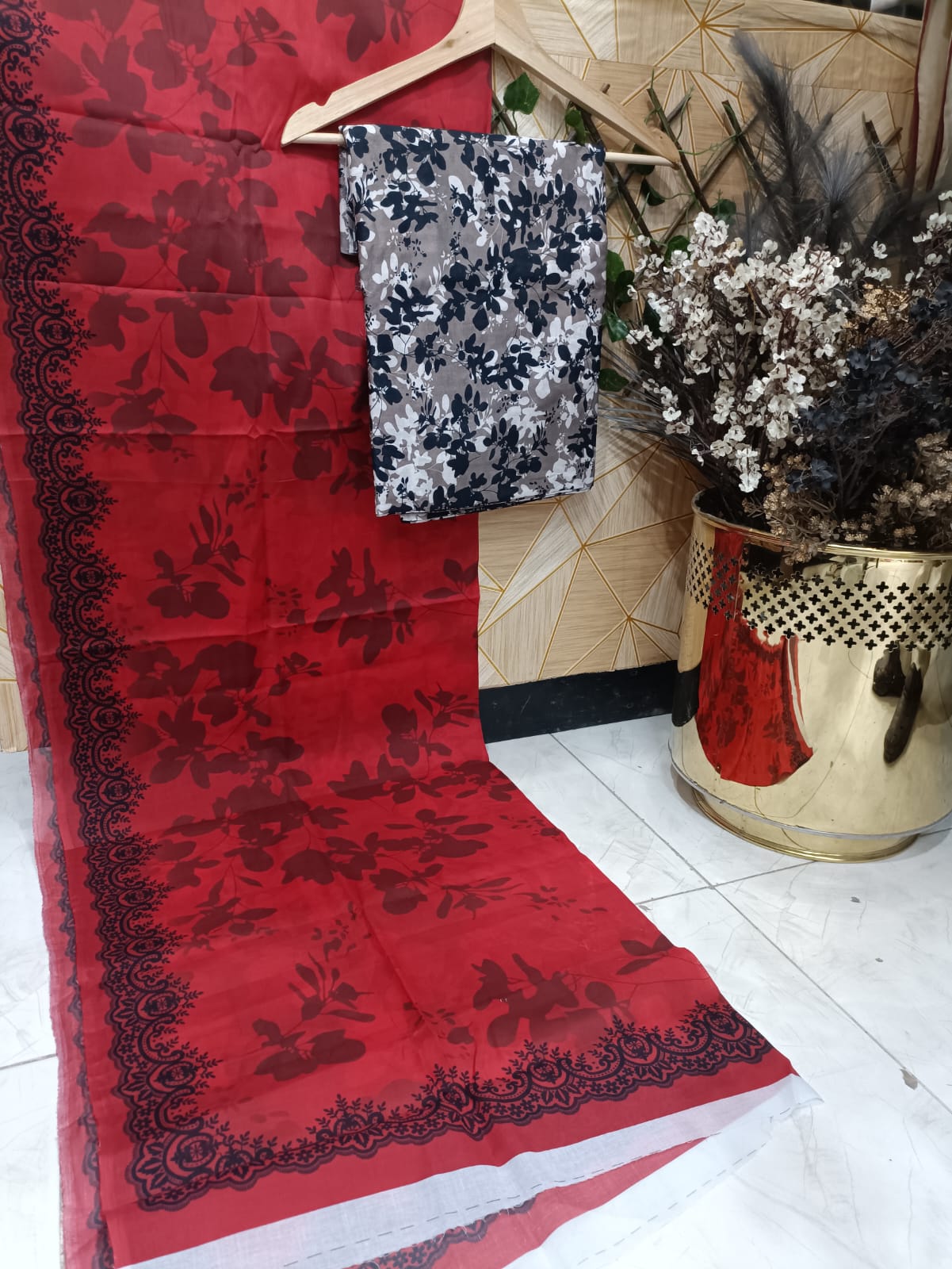 Cotton 3pc By AnabiaNoor Brand (mid season)