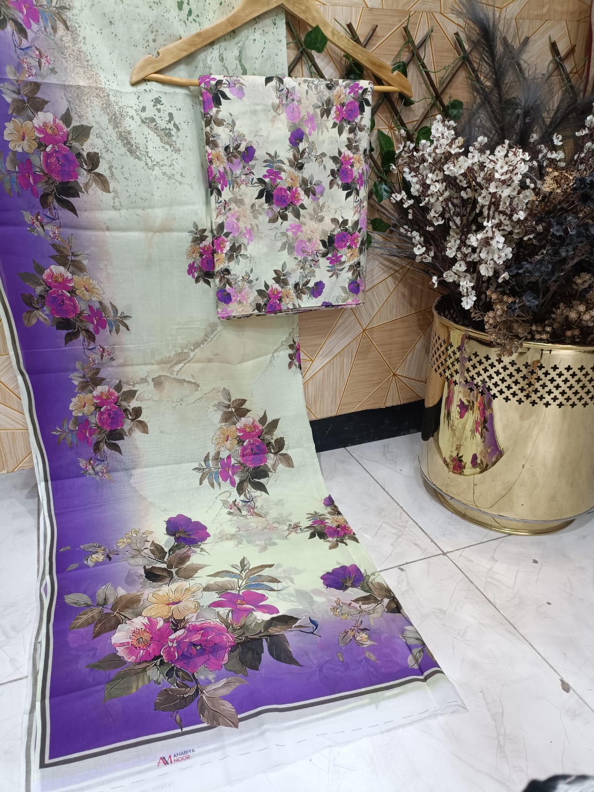 Cotton 3pc By AnabiaNoor Brand (mid season)