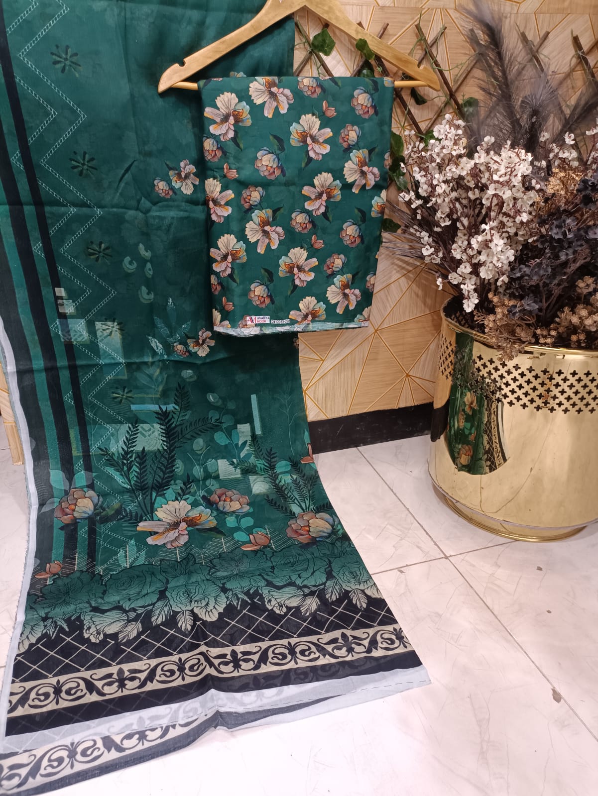 Cotton 3pc By AnabiaNoor Brand (mid season)