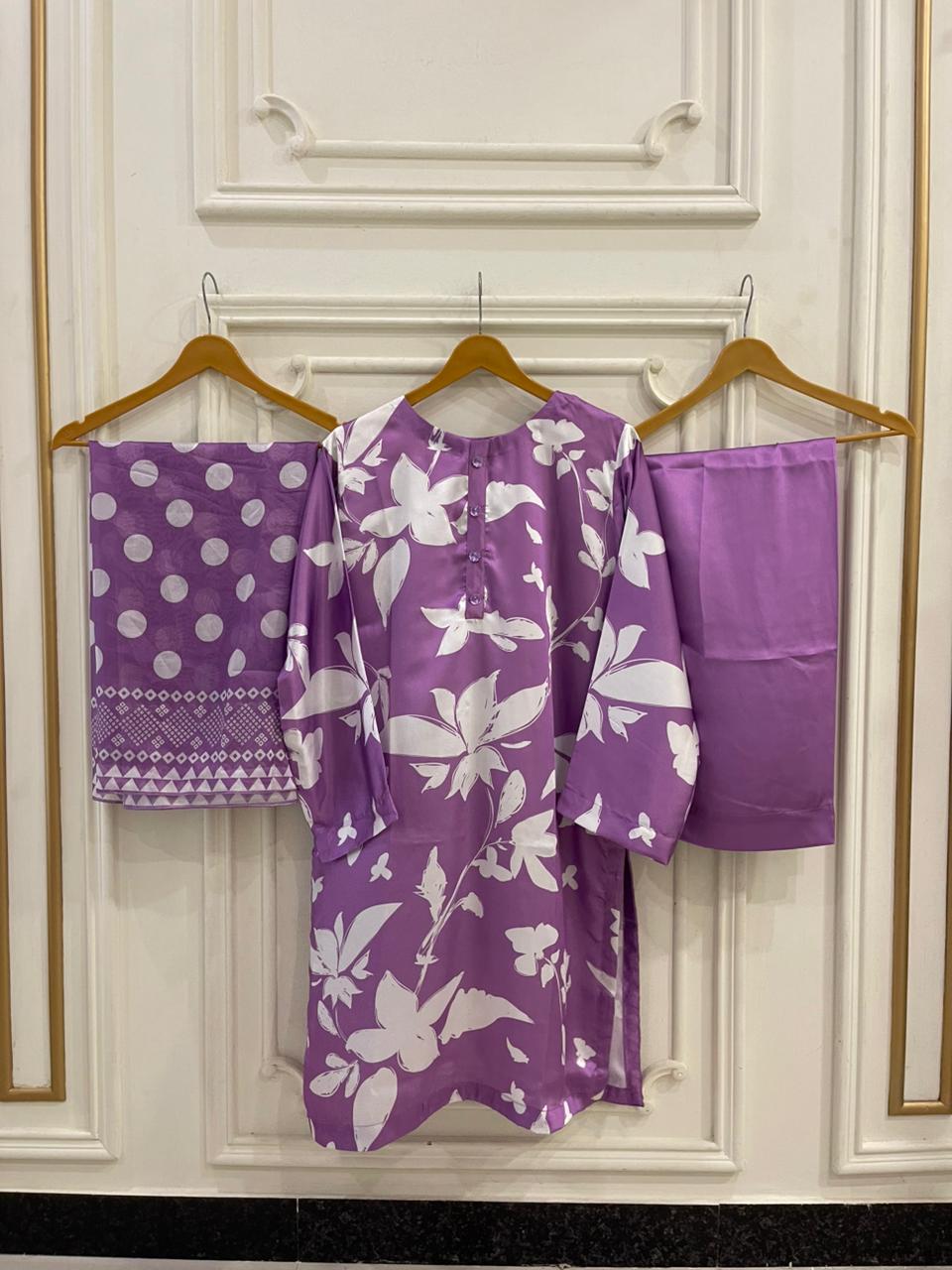 Shamoz Silk Stitched 3Pc Available in medium large