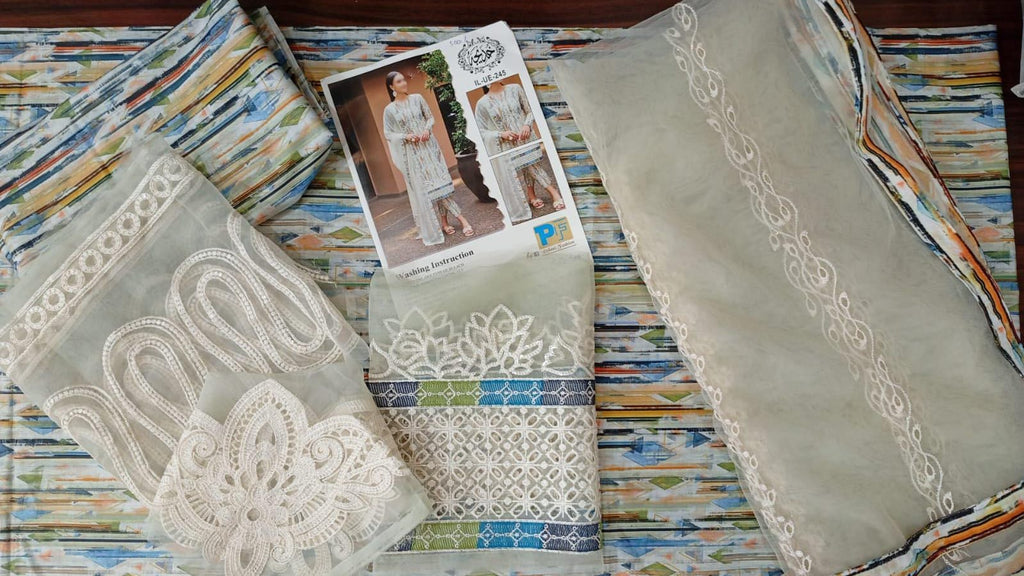 Iznik- Multi Lining - 3 Piece Embroidered Printed Lawn Collection