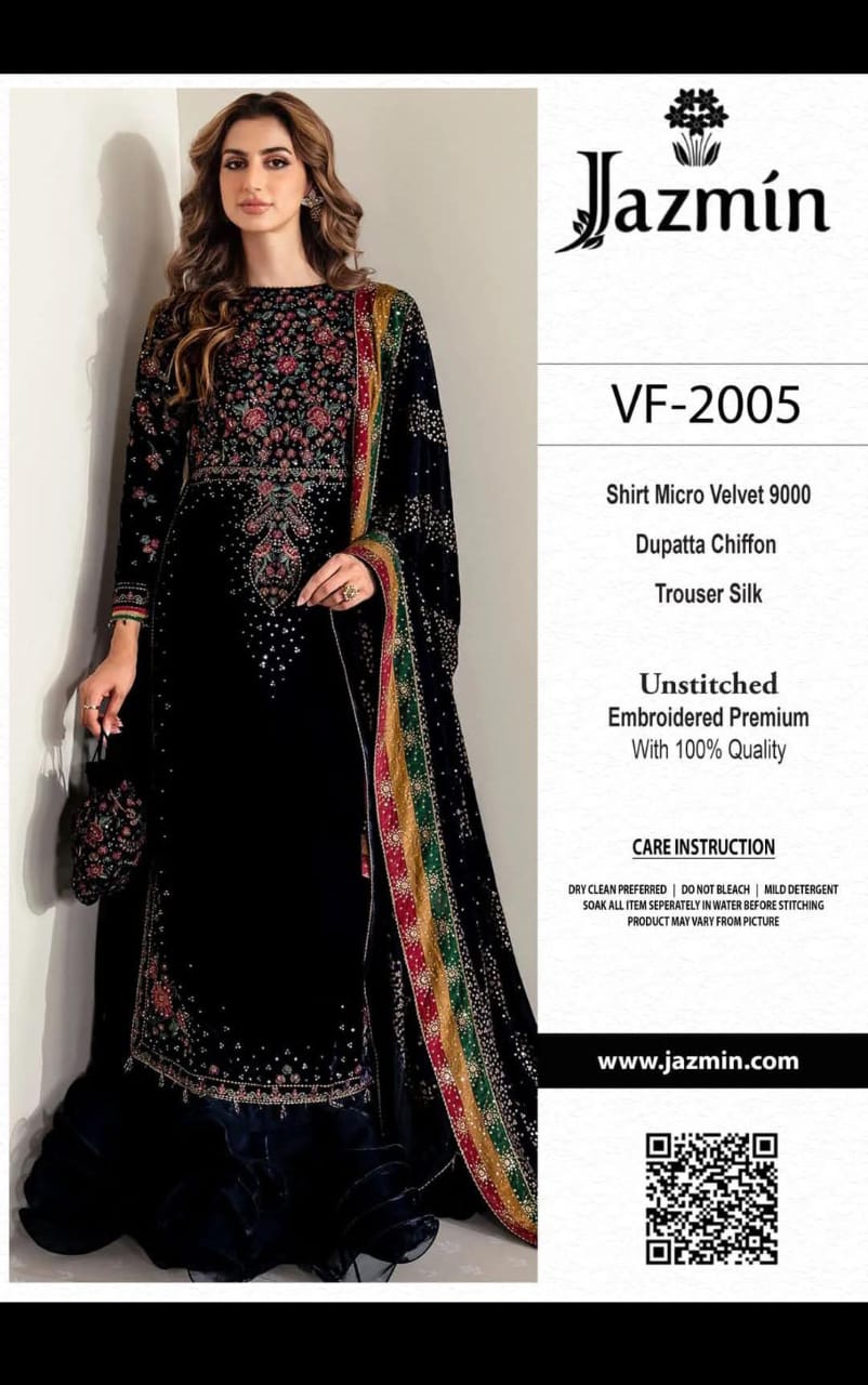 9000 Micro Velvet 3pc Luxury code By Jazmin Brand (black)(same as original)