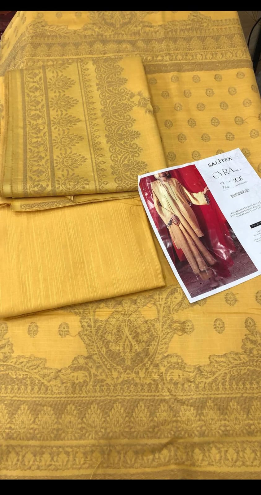 Khaddar 3pc by Salitex orignl