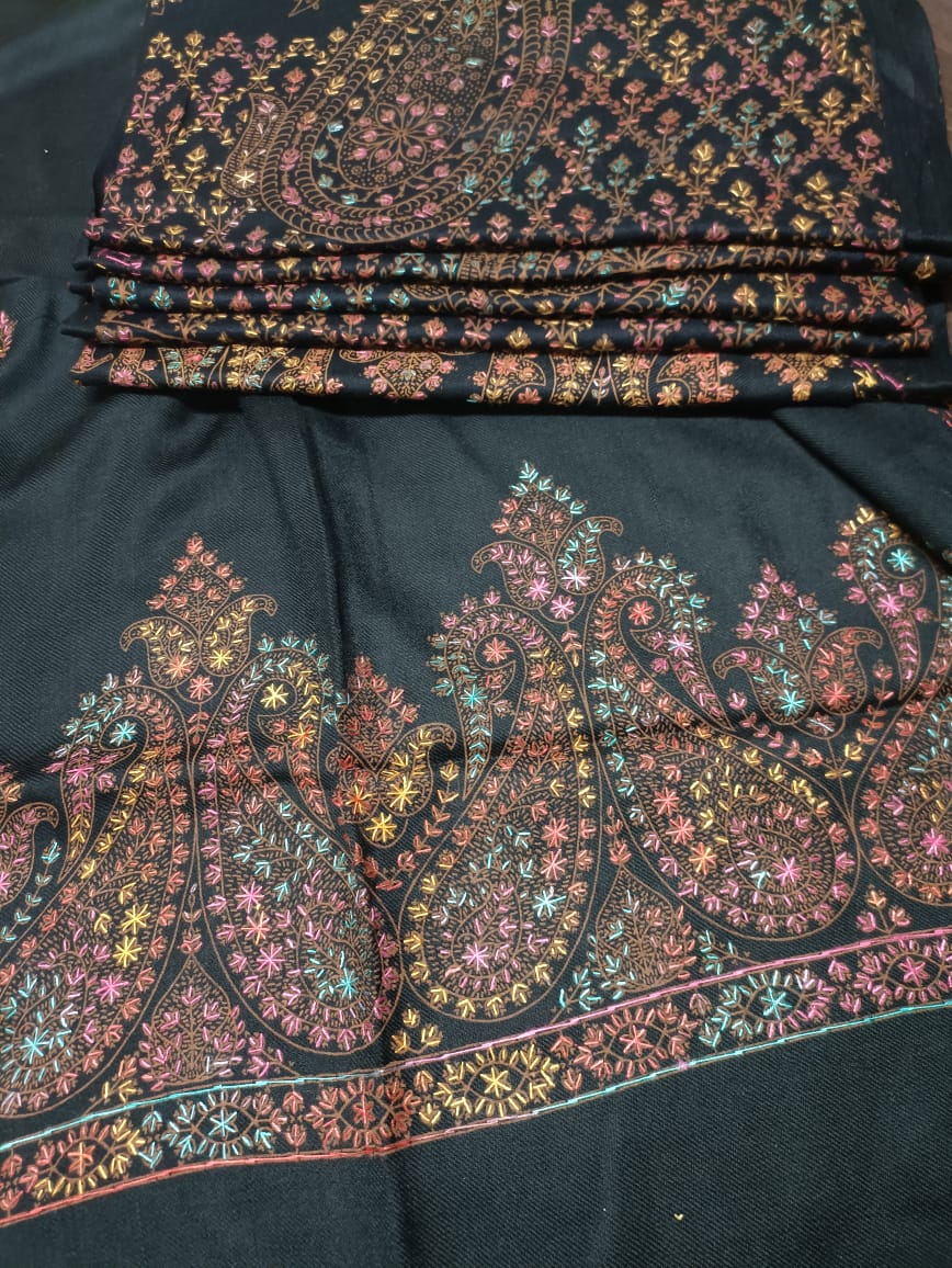 Pashmina Mini Shawl  (Length 2 mtr , width 28_30 inches)