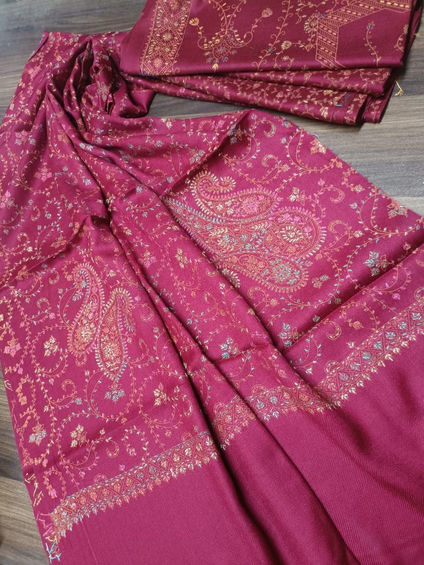 Pashmina Mini Shawl  (Length 2 mtr , width 28_30 inches)