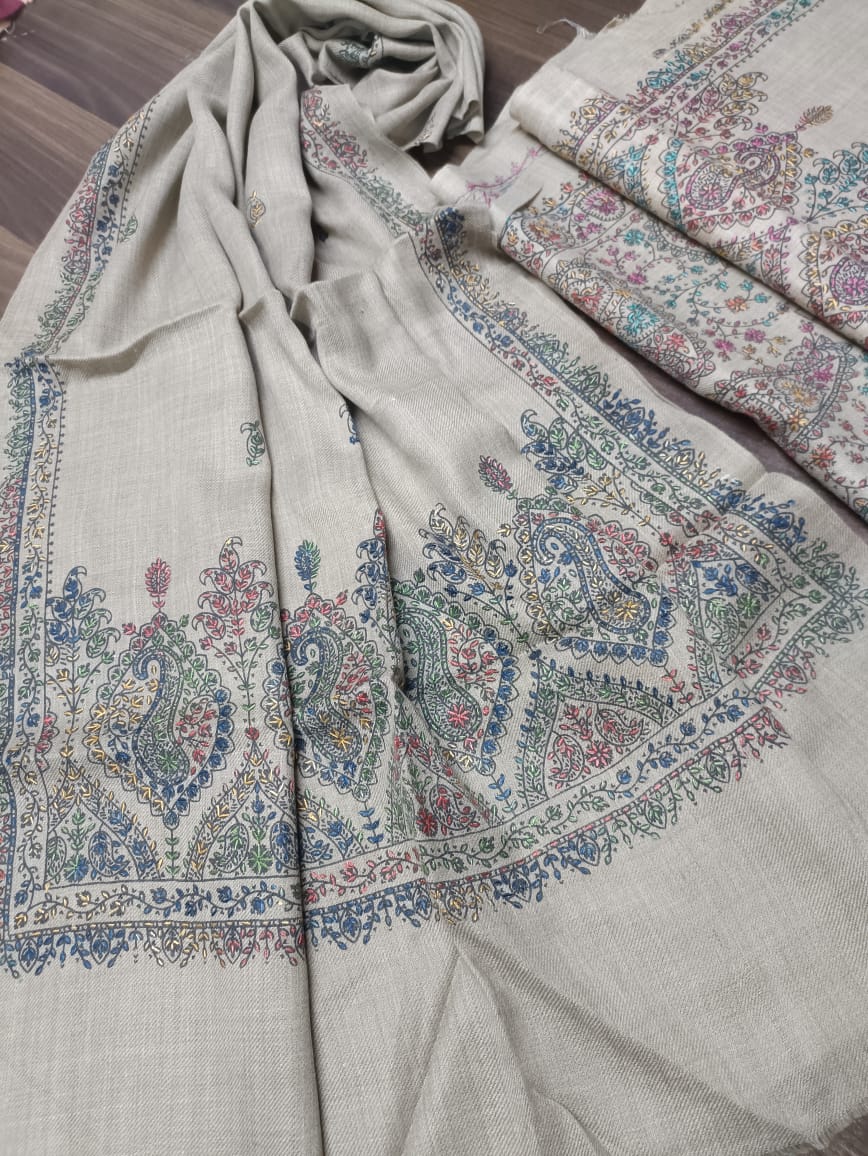 Pashmina Mini Shawl skin shades (Length 2 mtr , width 28_30 inches)