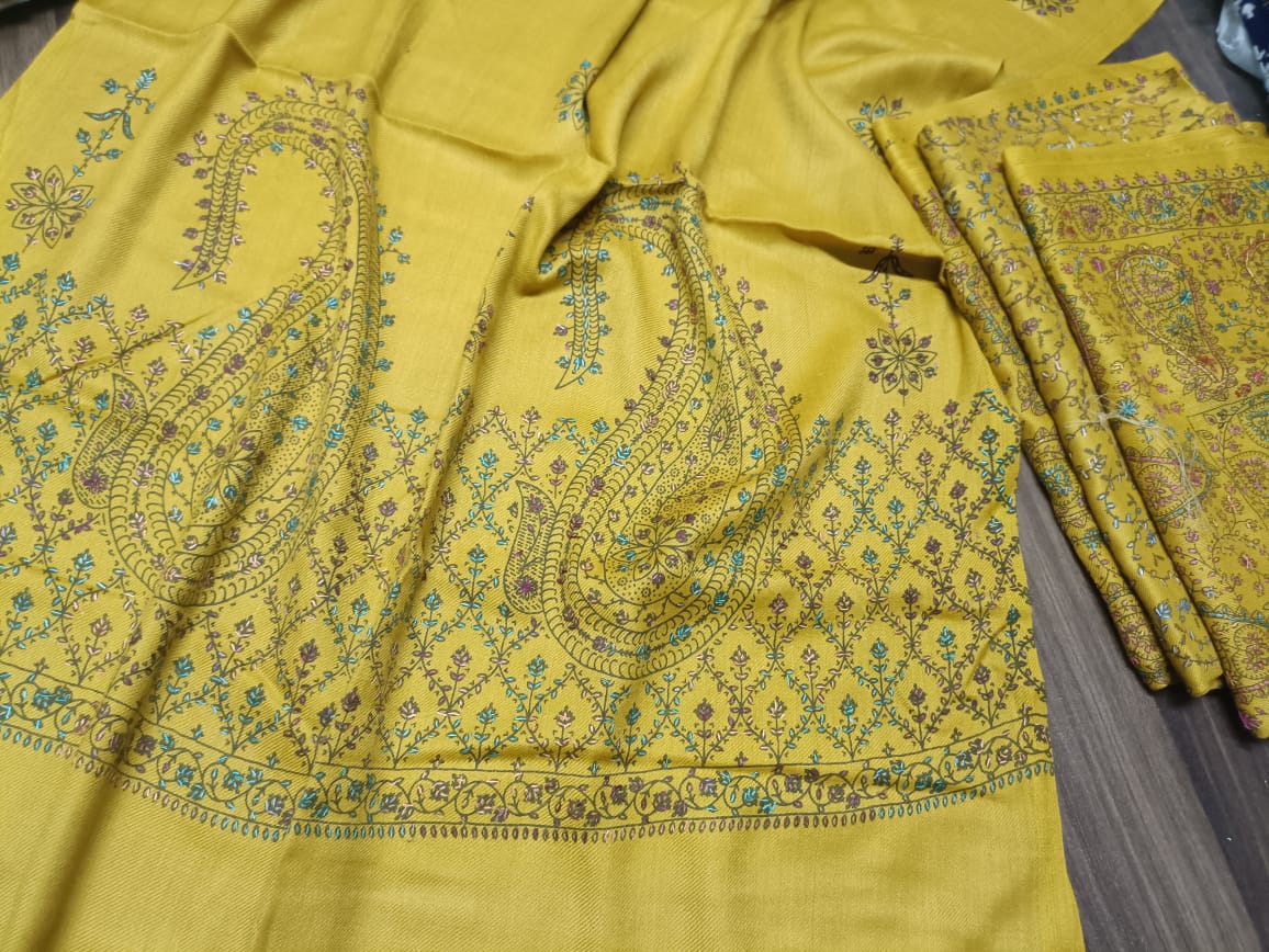 Pashmina Mini Shawl  (Length 2 mtr , width 28_30 inches)